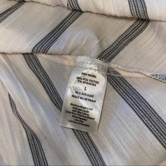 Ava James Asymmetrical Striped Skirt - Picture 6 of 6